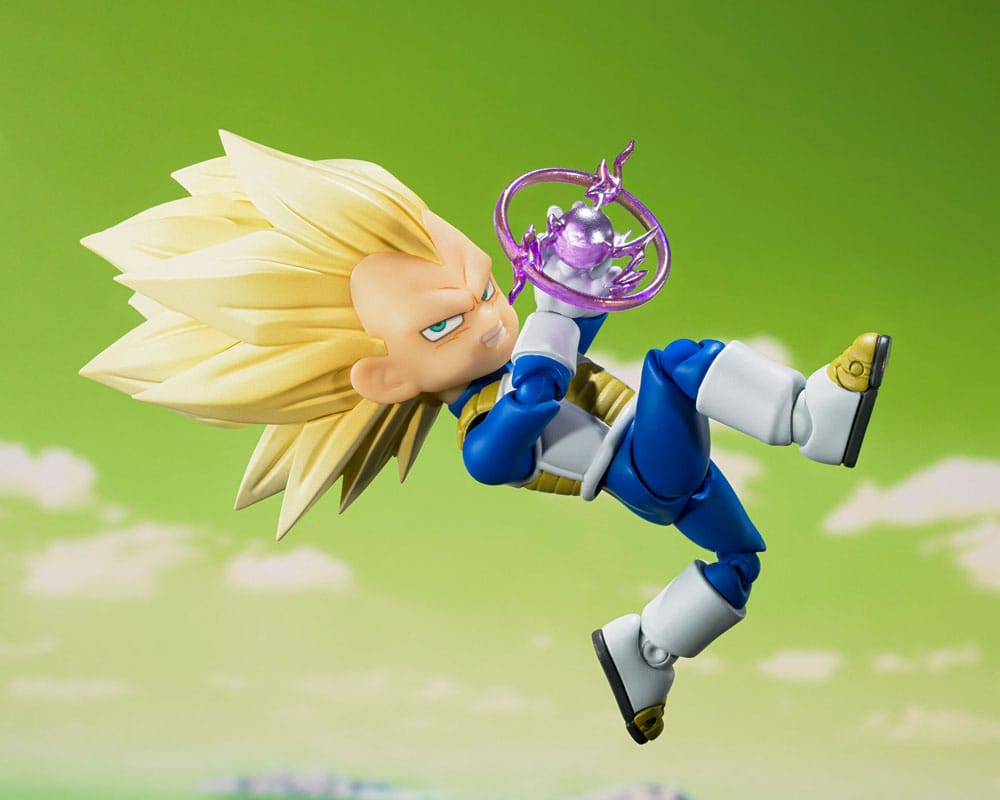 Dragon Ball S.H.Figuarts Action Figure Super Saiyan 3 Vegeta (mini) Daima 8 cm - MangaShop.ro