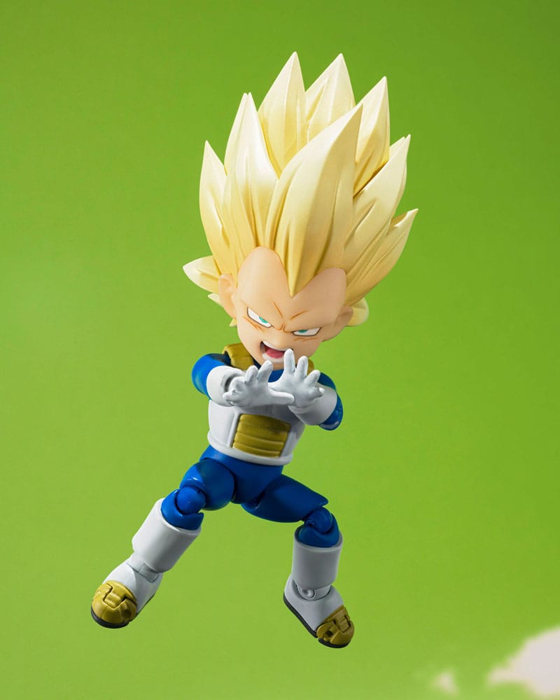 Dragon Ball S.H.Figuarts Action Figure Super Saiyan 3 Vegeta (mini) Daima 8 cm - MangaShop.ro