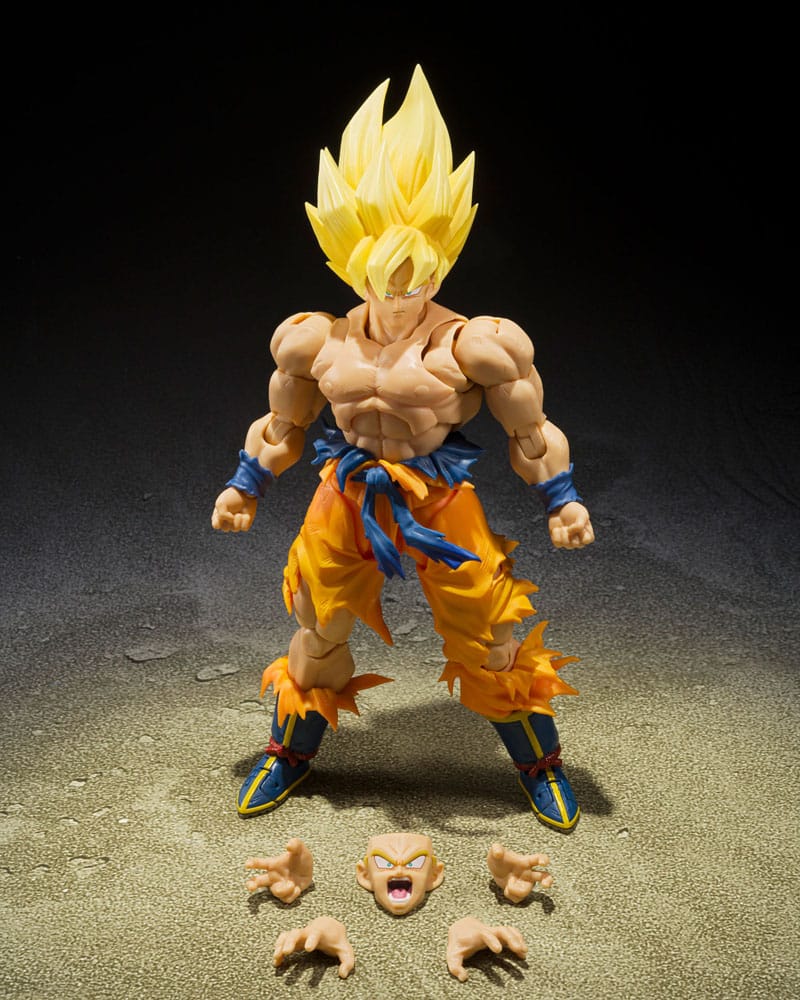 Dragon Ball S.H. Figuarts Action Figure Super Saiyan Son Goku Legendary Super Saiyan (Best Selection) 15 cm - MangaShop.ro