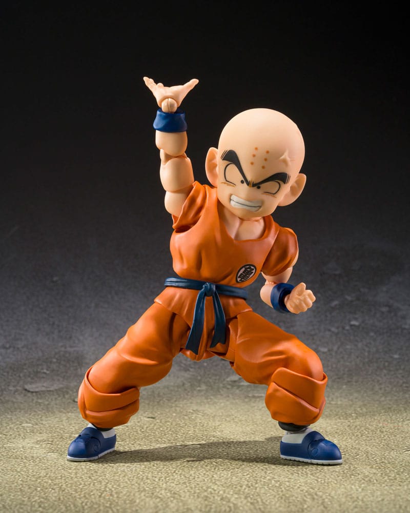 Dragon Ball S.H.Figuarts Action Figure Krillin Son Goku's old Friend 11 cm - MangaShop.ro