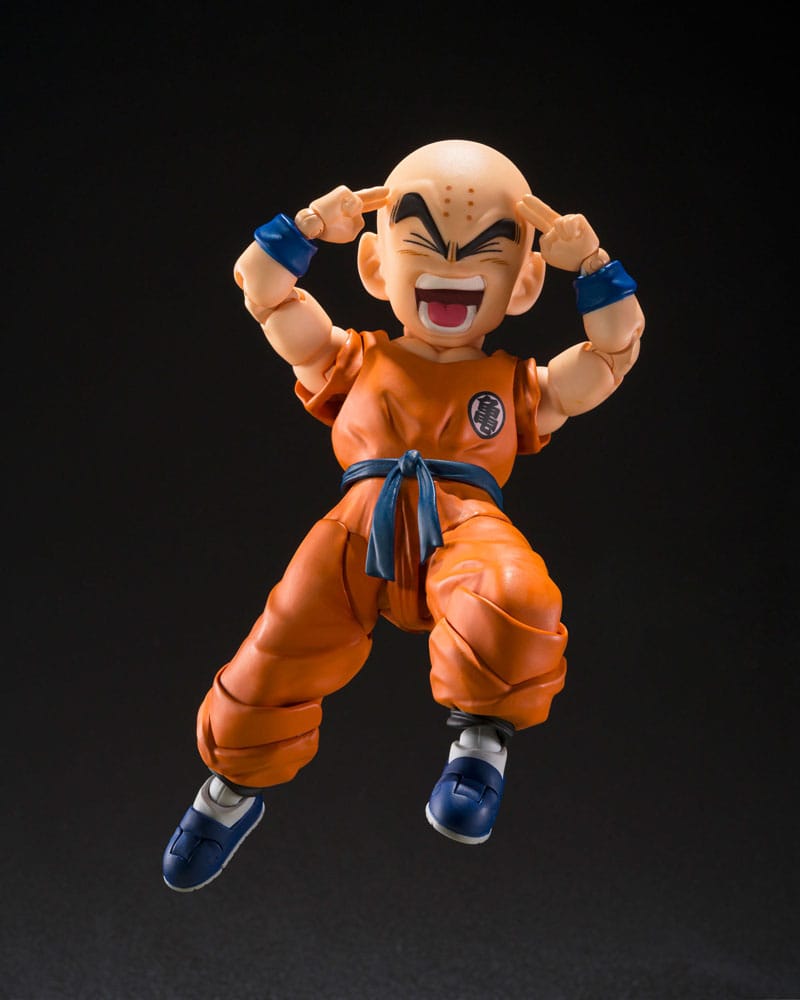 Dragon Ball S.H.Figuarts Action Figure Krillin Son Goku's old Friend 11 cm - MangaShop.ro