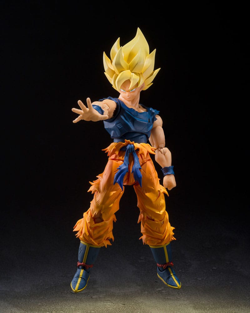 Dragon Ball Z S.H.Figuarts Action Figure Super Saiyan Son Goku (Fighter of Rage) 14 cm - MangaShop.ro