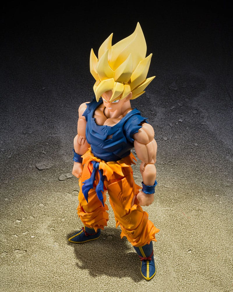 Dragon Ball Z S.H.Figuarts Action Figure Super Saiyan Son Goku (Fighter of Rage) 14 cm - MangaShop.ro