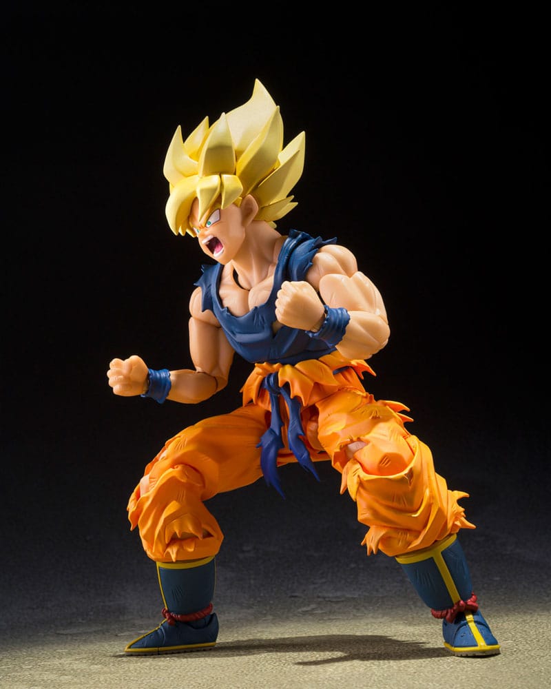Dragon Ball Z S.H.Figuarts Action Figure Super Saiyan Son Goku (Fighter of Rage) 14 cm - MangaShop.ro