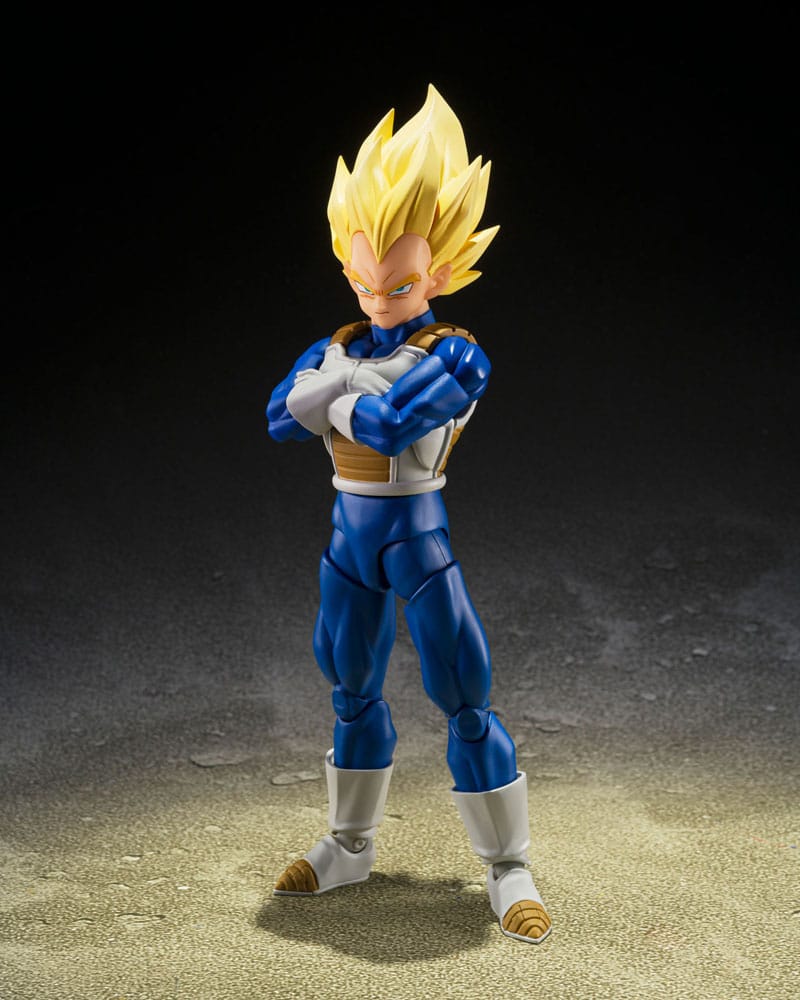Dragon Ball Z S.H.Figuarts Action Figure Super Saiyan Vegeta (Dangerous Pride) 14 cm - MangaShop.ro