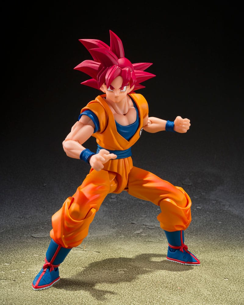 Dragon Ball Super S.H.Figuarts Action Figure Super Saiyan God Son Guko (God Aura) 15 cm - MangaShop.ro