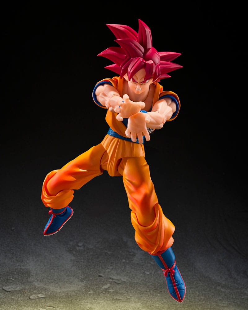 Dragon Ball Super S.H.Figuarts Action Figure Super Saiyan God Son Guko (God Aura) 15 cm - MangaShop.ro