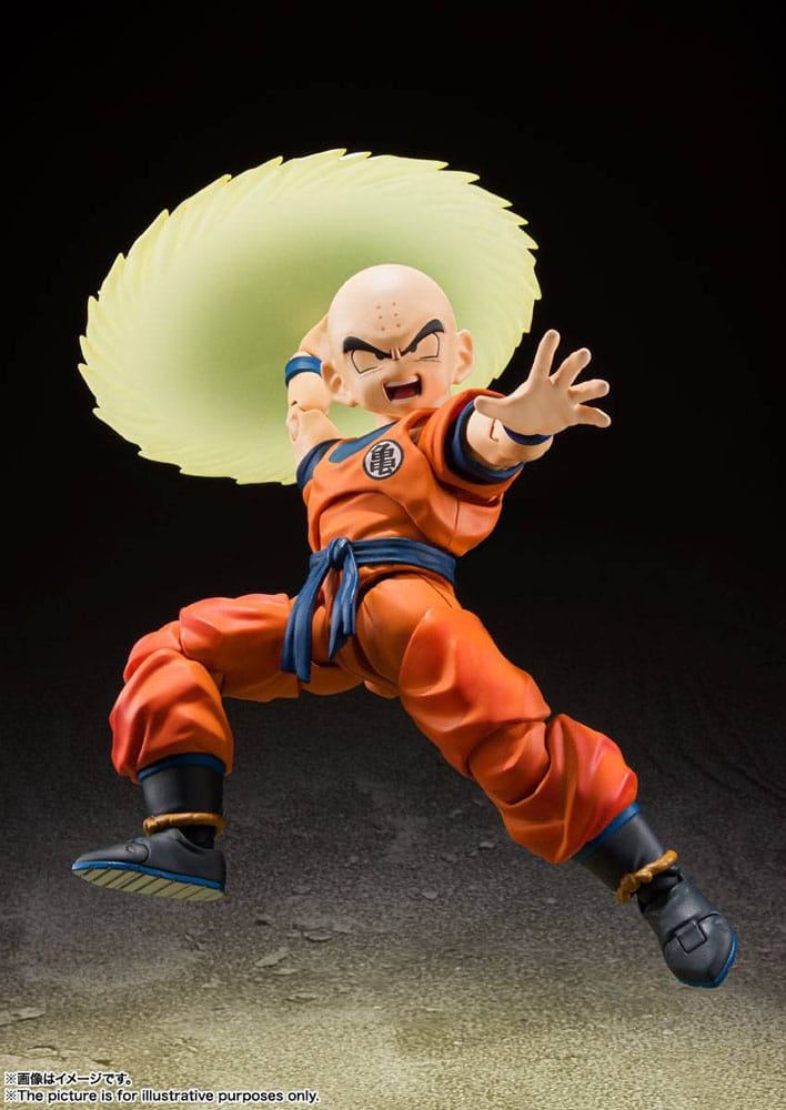 Dragon Ball Z S.H. Figuarts Action Figure Krillin-Earth's Strongest Man 12 cm - MangaShop.ro
