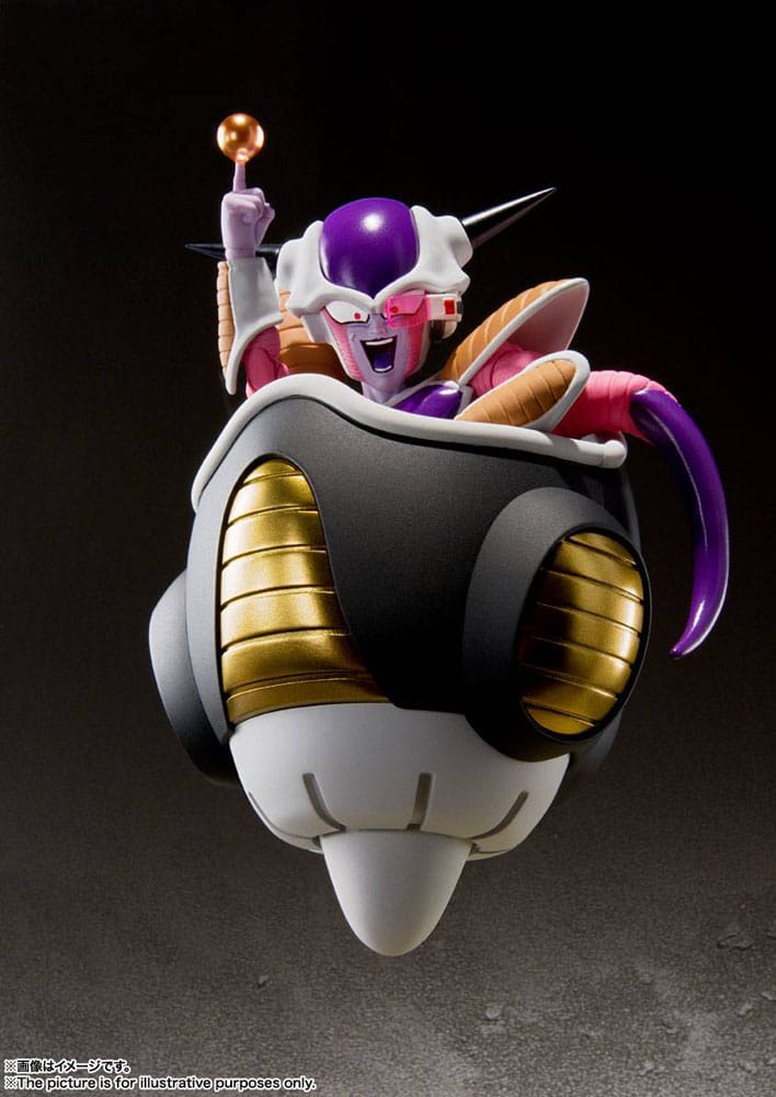 Dragon Ball Z S.H. Figuarts Action Figure Frieza (First Form) & Frieza Pod Reissue 11 cm - MangaShop.ro