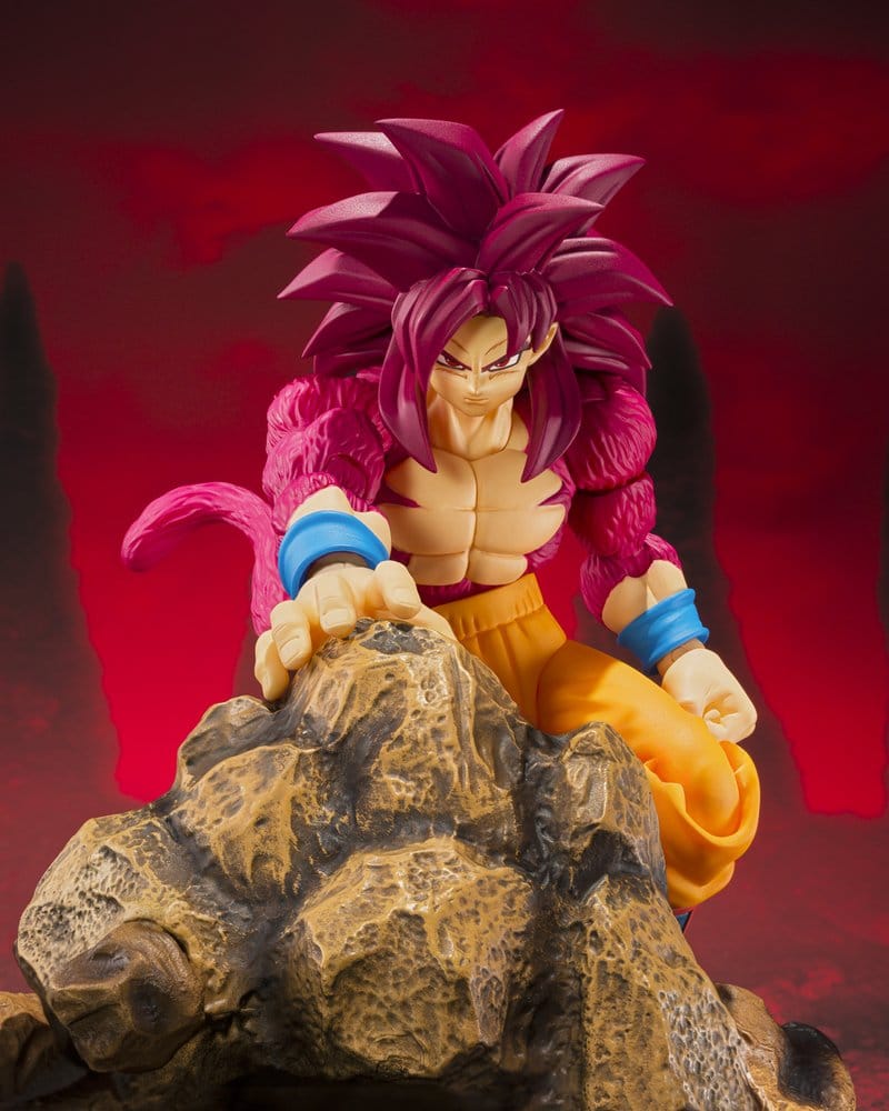 Dragon Ball S.H. Figuarts Action Figure Super Saiyan 4 Son Goku -Daima- 15 cm - MangaShop.ro