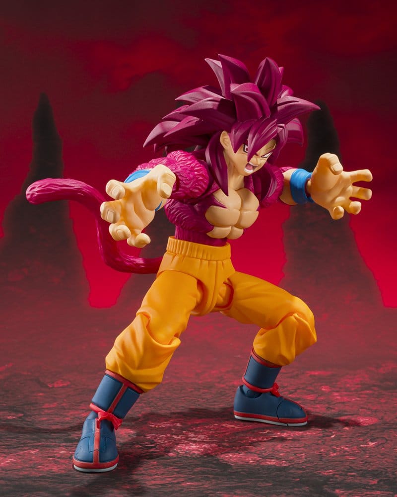 Dragon Ball S.H. Figuarts Action Figure Super Saiyan 4 Son Goku -Daima- 15 cm - MangaShop.ro