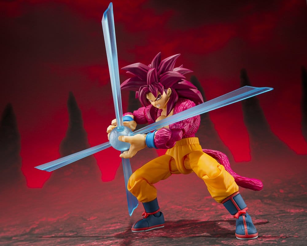 Dragon Ball S.H. Figuarts Action Figure Super Saiyan 4 Son Goku -Daima- 15 cm - MangaShop.ro
