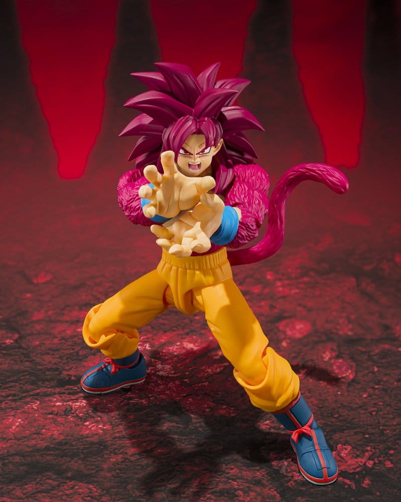 Dragon Ball S.H. Figuarts Action Figure Super Saiyan 4 Son Goku -Daima- 15 cm - MangaShop.ro