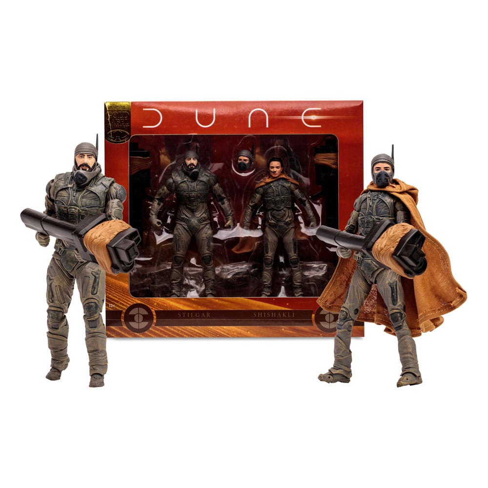 Dune: Part Two Action Figure 2-Pack Stilgar & Shishakli (Gold Label) 18 cm - MangaShop.ro