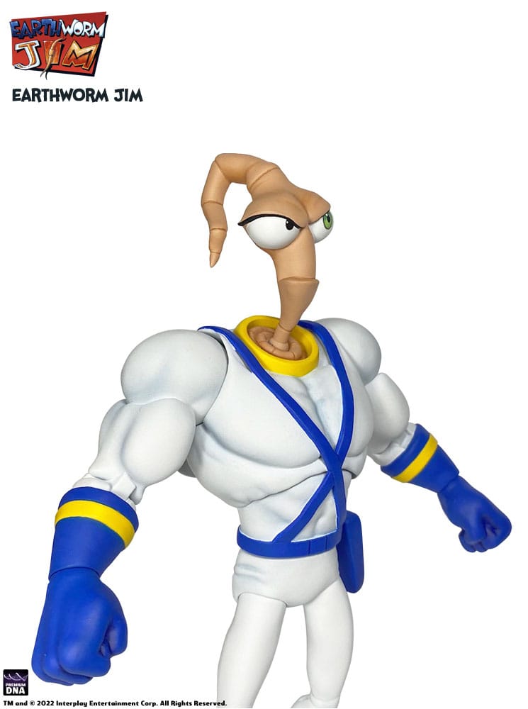 Earthworm Jim Accessory Pack Wave 1: Worm Body & Jim Heads - MangaShop.ro