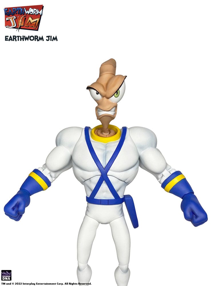 Earthworm Jim Accessory Pack Wave 1: Worm Body & Jim Heads - MangaShop.ro
