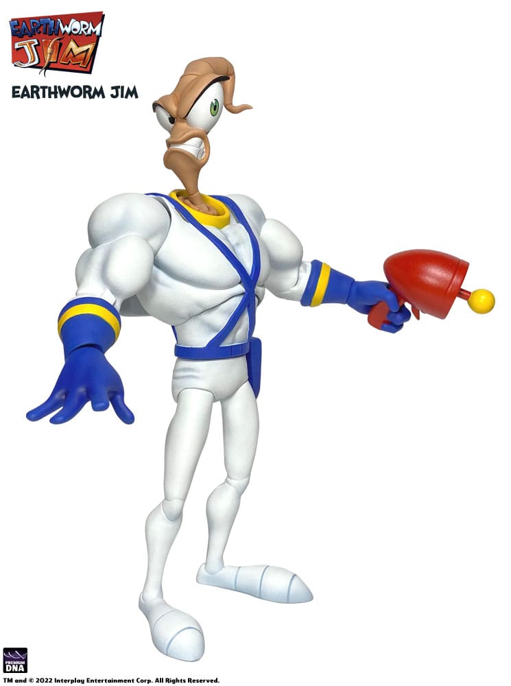 Earthworm Jim Action Figure Wave 1: Earthworm Jim & Snot 15 cm - MangaShop.ro