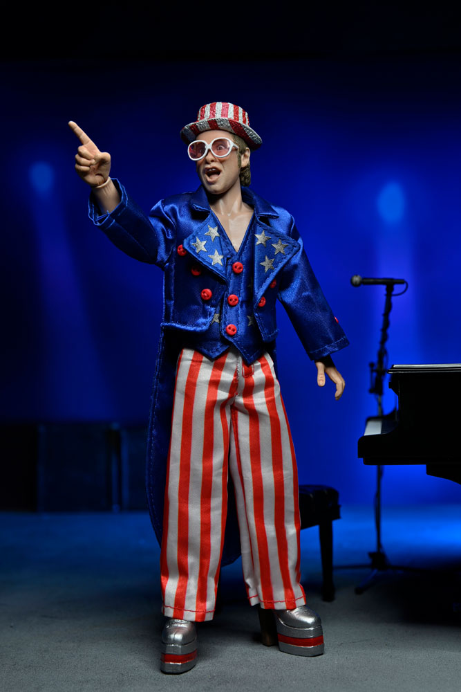 Elton John Clothed Action Figure Live in '76 Deluxe Set 20 cm - MangaShop.ro