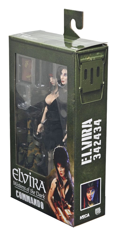 Elvira: Mistress of the Dark Clothed Action Figure Commando Elvira 20 cm - MangaShop.ro