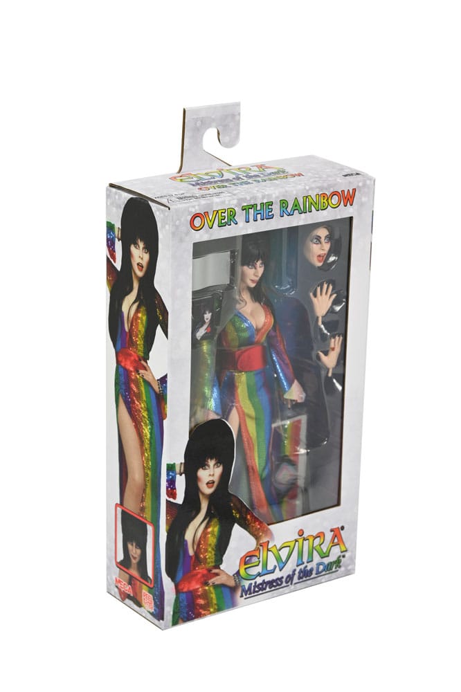 Elvira, Mistress of the Dark Clothed Action Figure Over the Rainbow Elvira 20 cm - MangaShop.ro