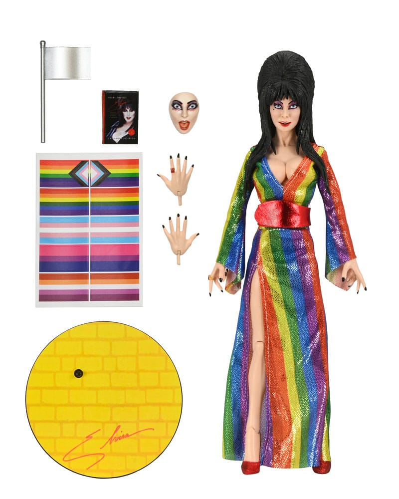 Elvira, Mistress of the Dark Clothed Action Figure Over the Rainbow Elvira 20 cm - MangaShop.ro