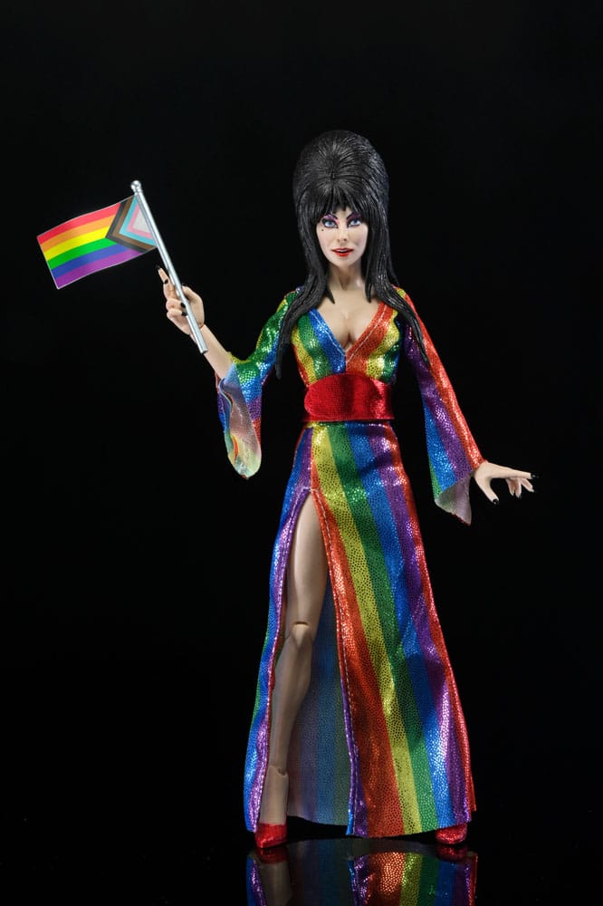Elvira, Mistress of the Dark Clothed Action Figure Over the Rainbow Elvira 20 cm - MangaShop.ro