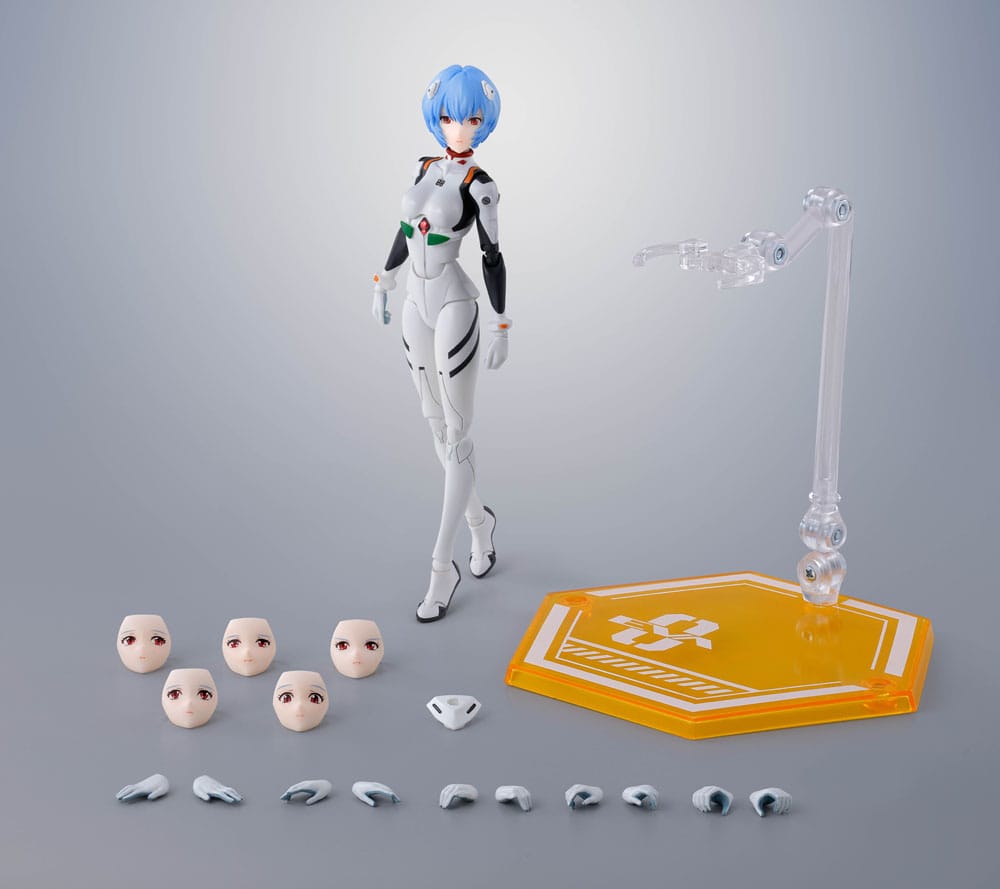 Neonm Genesis Evangelion S.H.Figuarts Action Figure Rei Ayanami 14 cm - MangaShop.ro