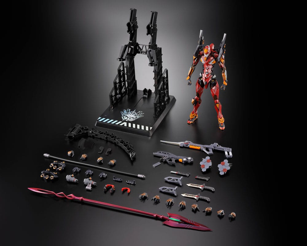 Neon Genesis Evangelion Metal Build Action Figure Eva Production Model-02 30th with the Spear of Cassius 22 cm - MangaShop.ro