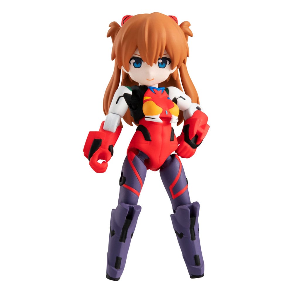Evangelion Desktop Army Figures Shikinami Asuka Langley & Evangelion 2 8 - 15 cm - MangaShop.ro