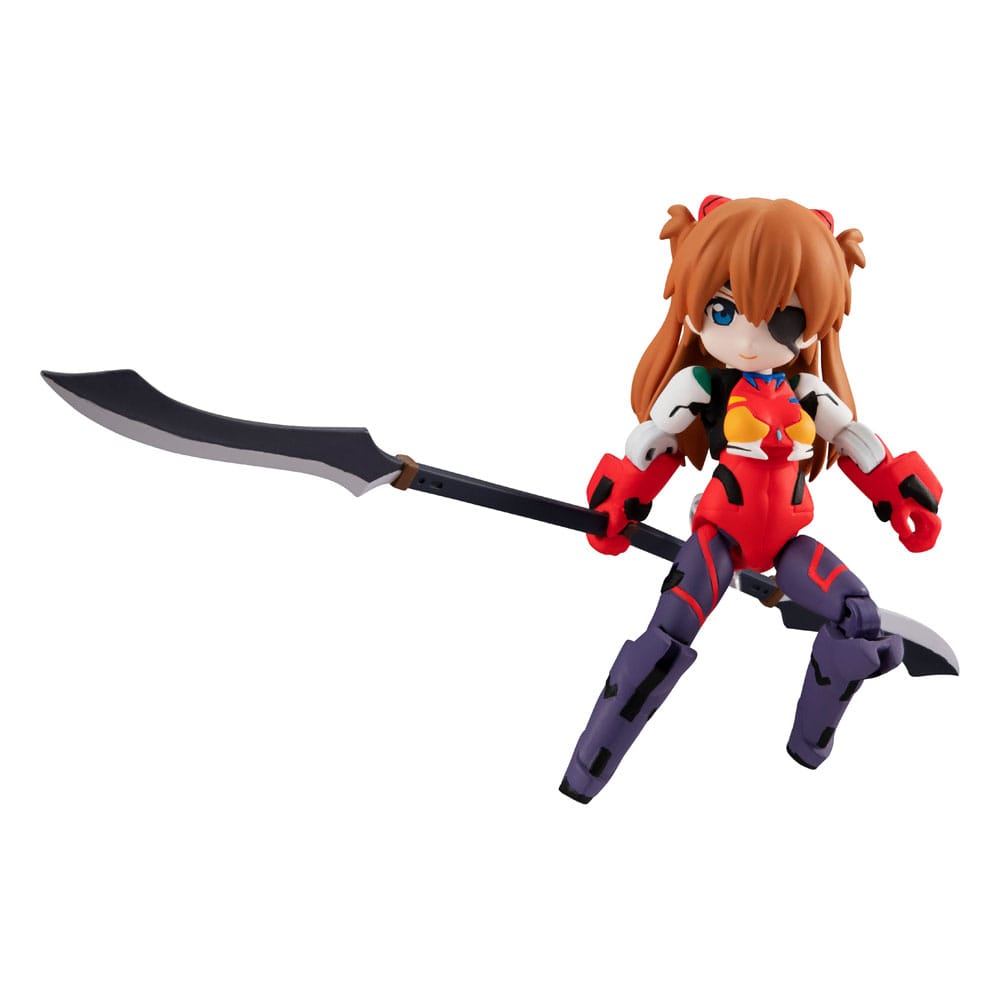 Evangelion Desktop Army Figures Shikinami Asuka Langley & Evangelion 2 8 - 15 cm - MangaShop.ro