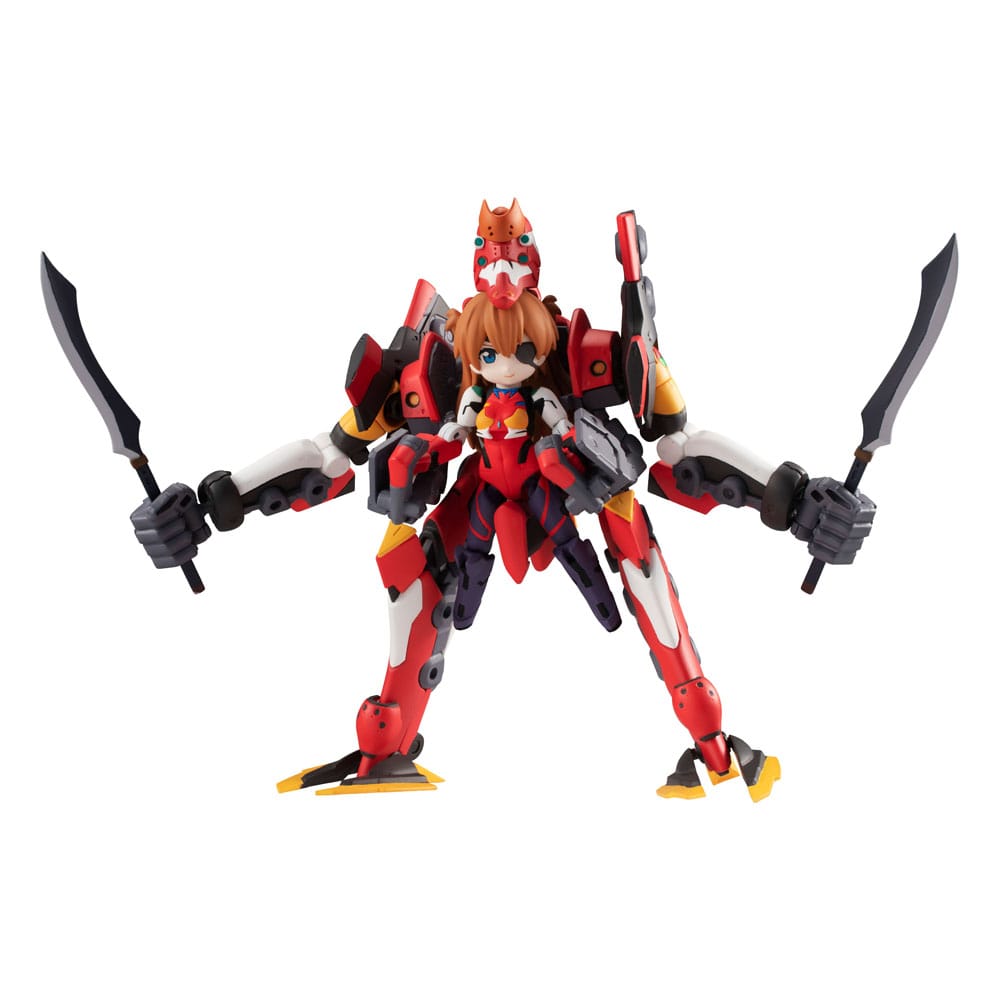 Evangelion Desktop Army Figures Shikinami Asuka Langley & Evangelion 2 8 - 15 cm - MangaShop.ro