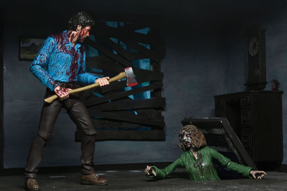 Evil Dead Ultimate Action Figure 2-Pack Bloody Ash & Cheryl Williams 18 cm - MangaShop.ro