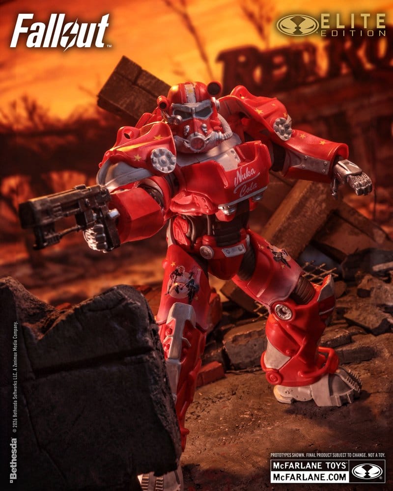 Fallout McFarlane Elite Edition Action Figure Fallout 76 Nuka Cola T-60 (Gold Label) 19 cm - MangaShop.ro