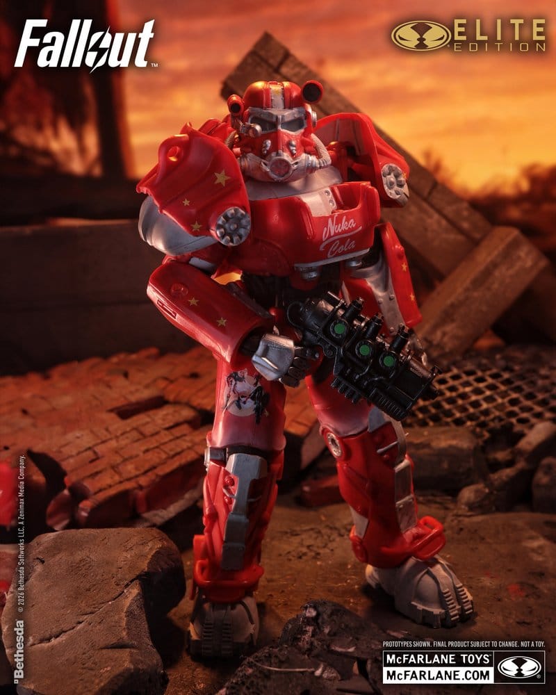 Fallout McFarlane Elite Edition Action Figure Fallout 76 Nuka Cola T-60 (Gold Label) 19 cm - MangaShop.ro