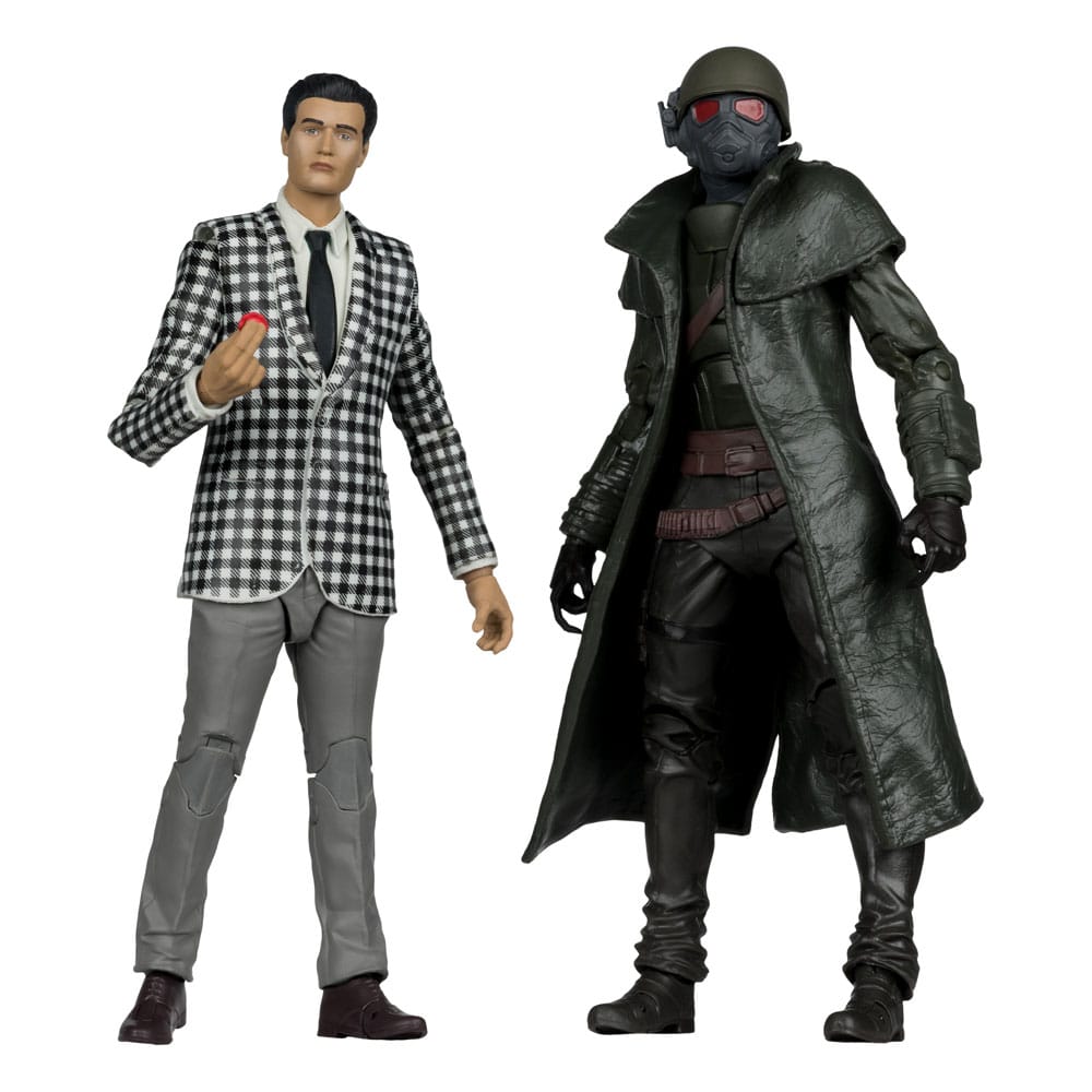 Fallout: New Vegas Statue 2-Pack Riot Ranger Armor & Benny Survivor 18 cm - MangaShop.ro