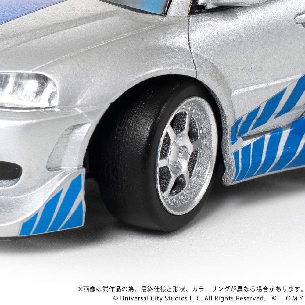 Fast & Furious Q-Village Vehicle with mini-figure Nissan Skyline GT-R (R34) 9 cm - MangaShop.ro