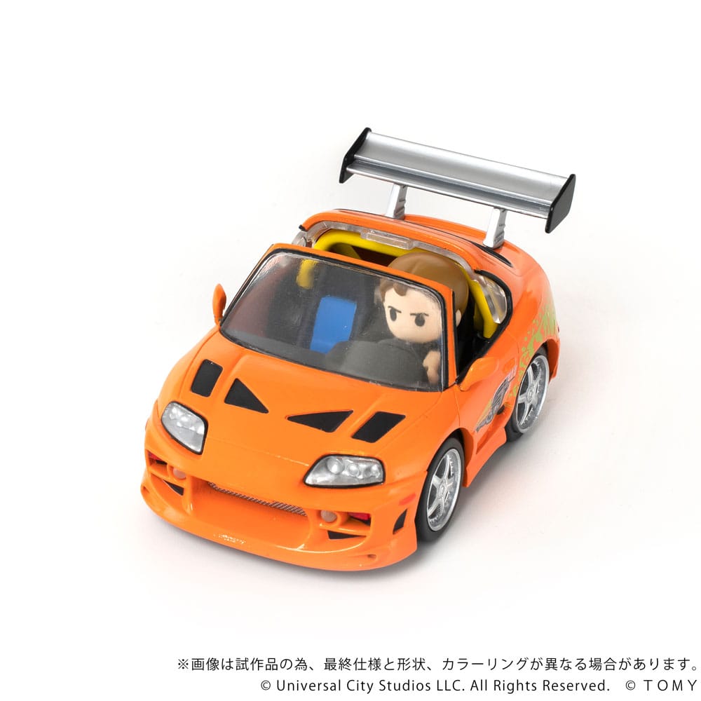 Fast & Furious Q-Village Vehicle with mini-figure Toyota Supra JZA80 9 cm - MangaShop.ro