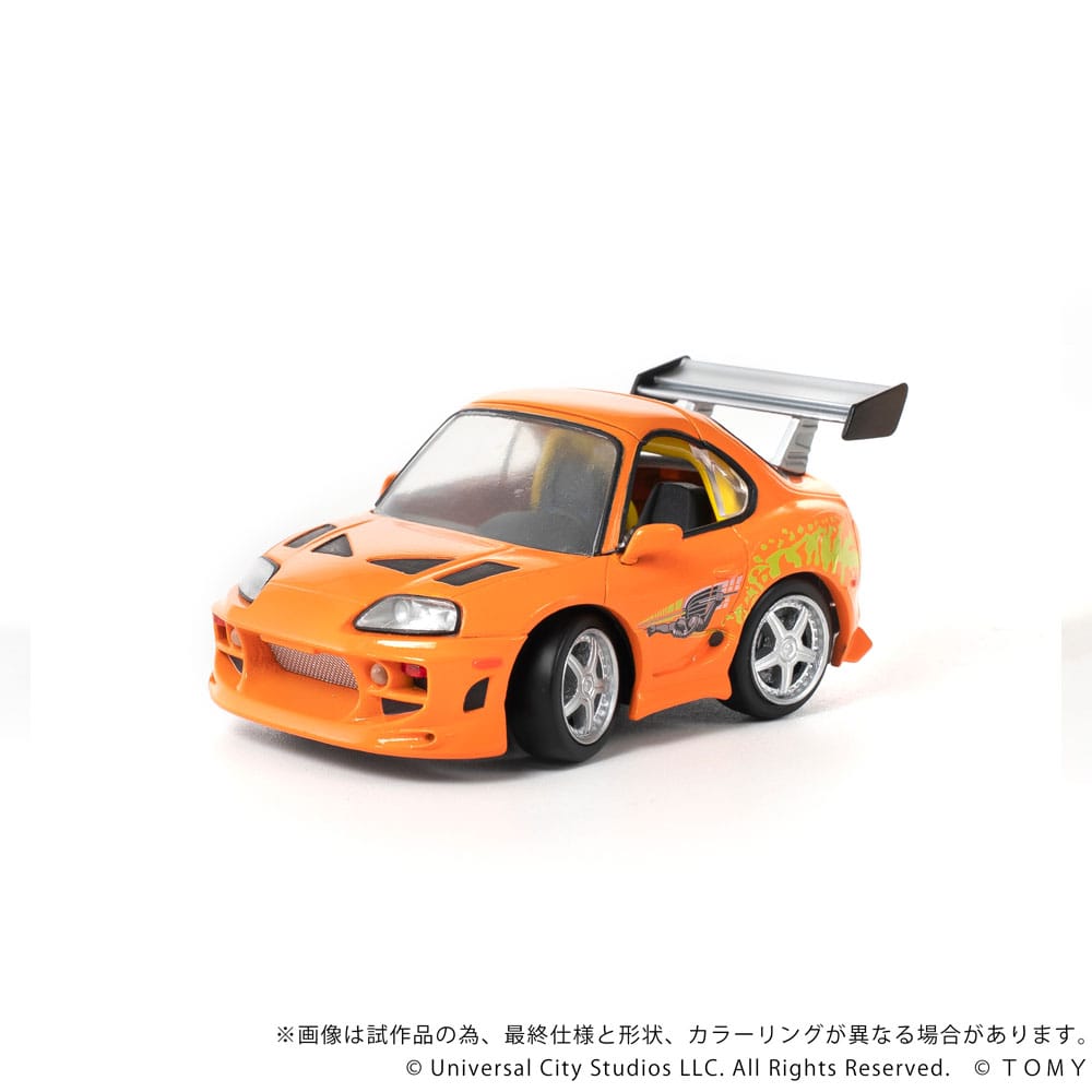 Fast & Furious Q-Village Vehicle with mini-figure Toyota Supra JZA80 9 cm - MangaShop.ro