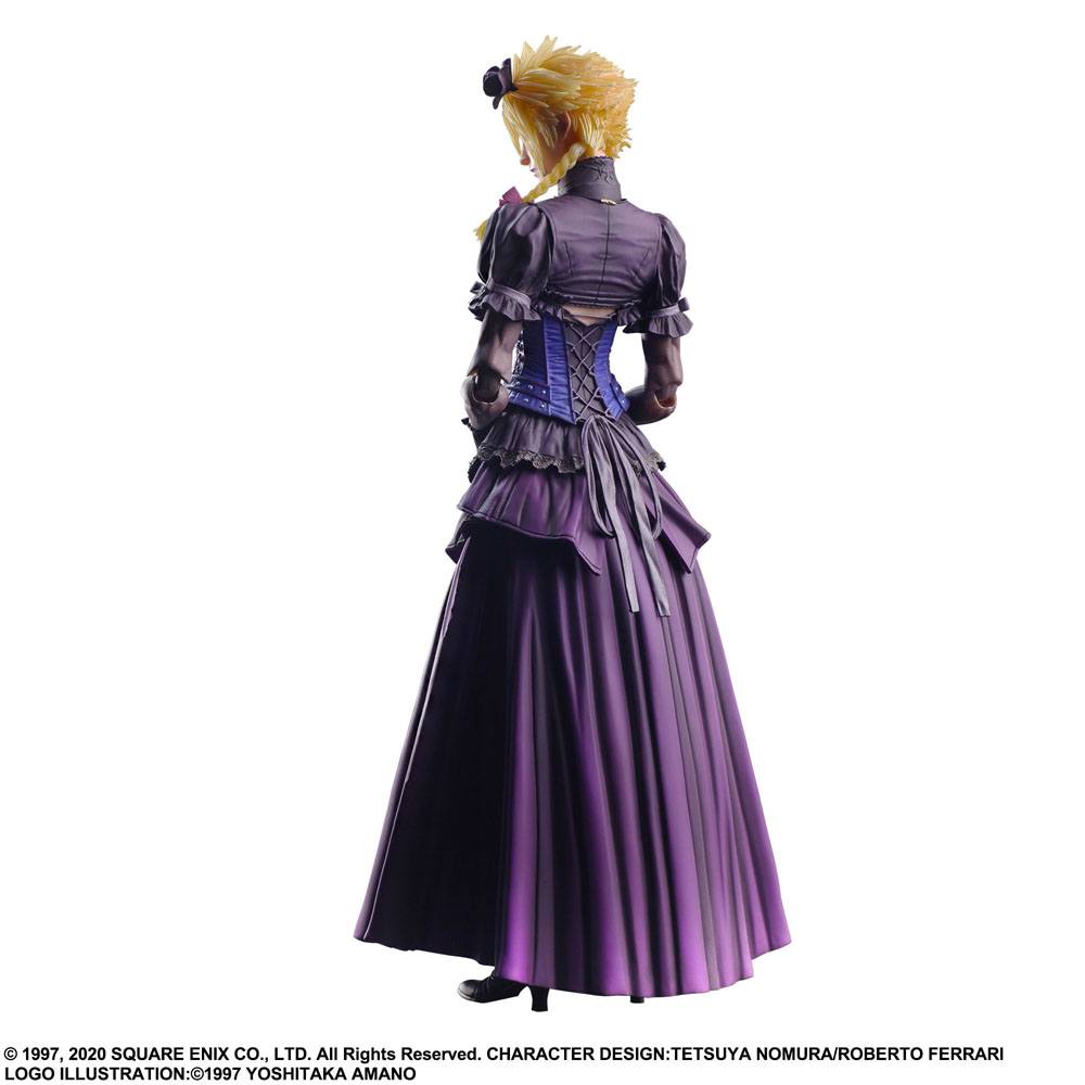 Final Fantasy VII Remake Play Arts Kai Action Figure Cloud Strife Dress Ver. 28 cm - MangaShop.ro