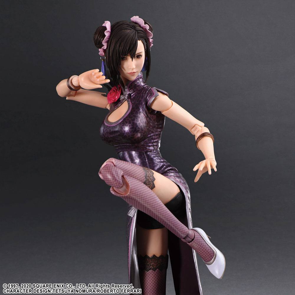 Final Fantasy VII Remake Play Arts Kai Action Figure Tifa Lockhart Sporty Dress Ver. 25 cm - MangaShop.ro
