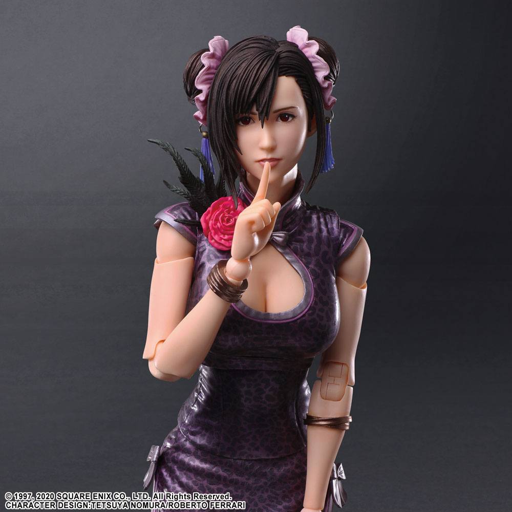 Final Fantasy VII Remake Play Arts Kai Action Figure Tifa Lockhart Sporty Dress Ver. 25 cm - MangaShop.ro