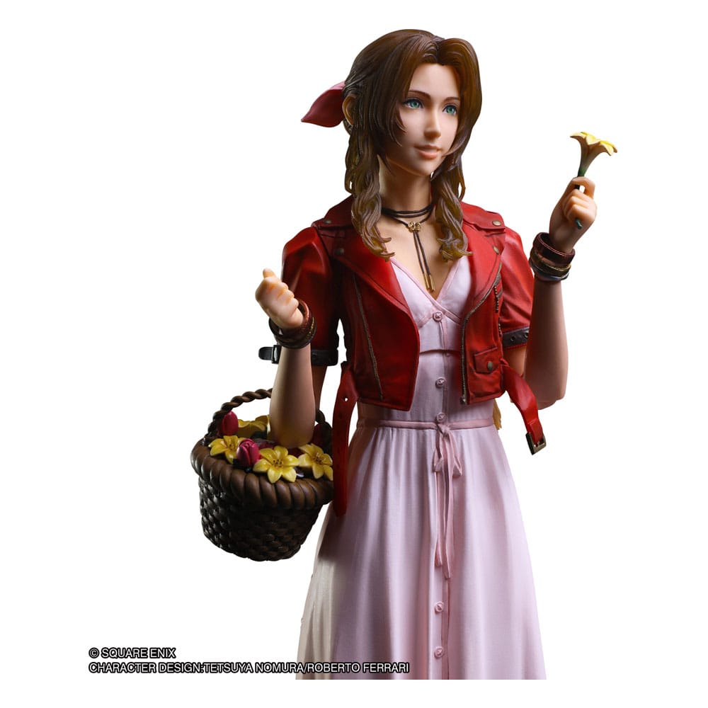 Final Fantasy VII Rebirth Play Kai Arts Action Figure Aerith Gainsborough 24 cm - MangaShop.ro