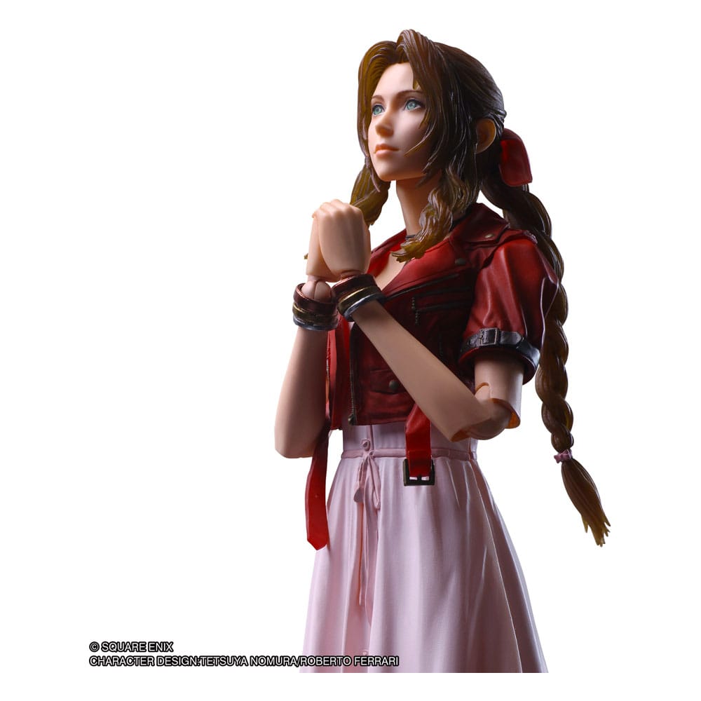 Final Fantasy VII Rebirth Play Kai Arts Action Figure Aerith Gainsborough 24 cm - MangaShop.ro