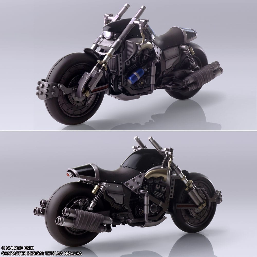 Final Fantasy VII Bring Arts Action Figure and vehicle Cloud Strife & Hardy-Daytona 15 cm - MangaShop.ro