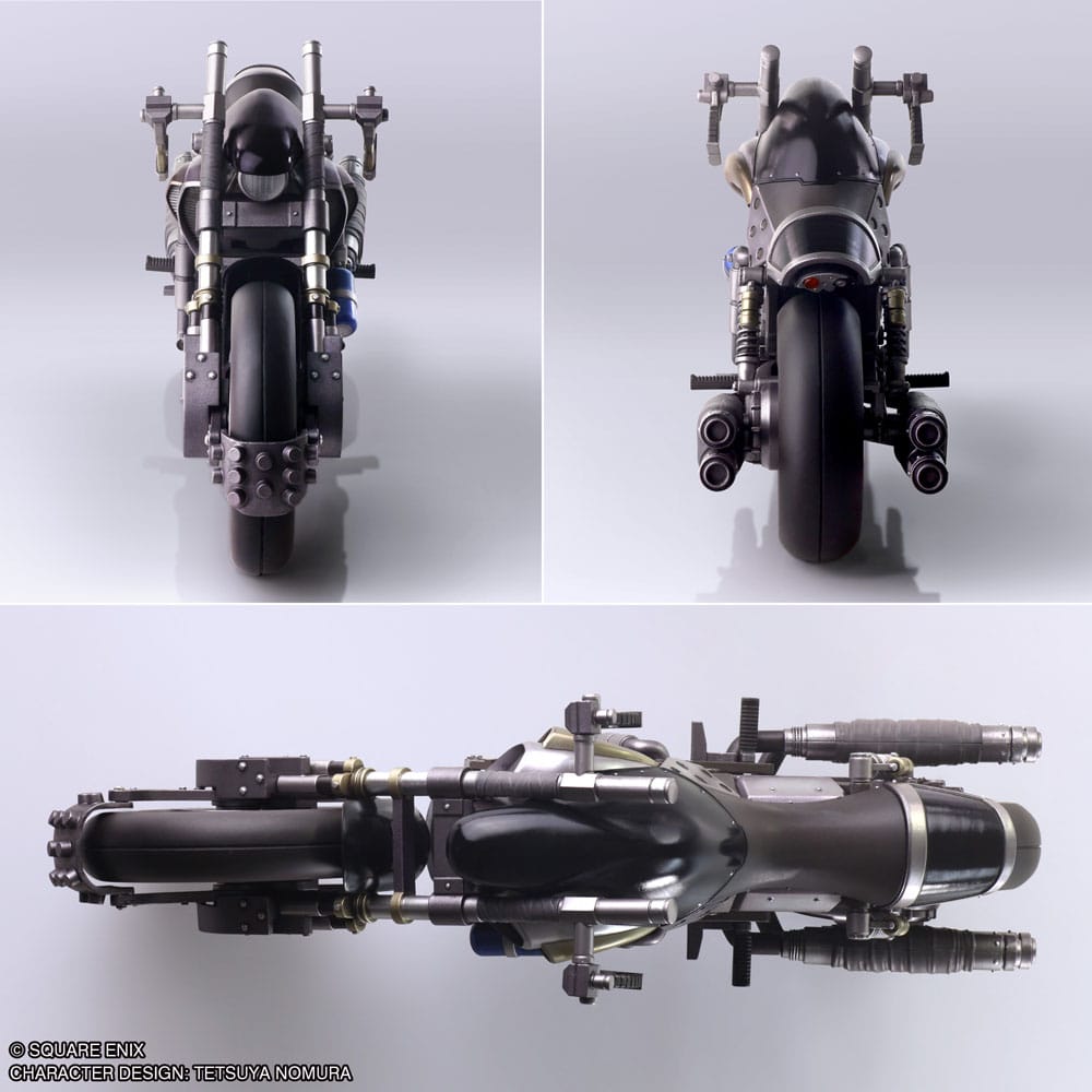 Final Fantasy VII Bring Arts Action Figure and vehicle Cloud Strife & Hardy-Daytona 15 cm - MangaShop.ro