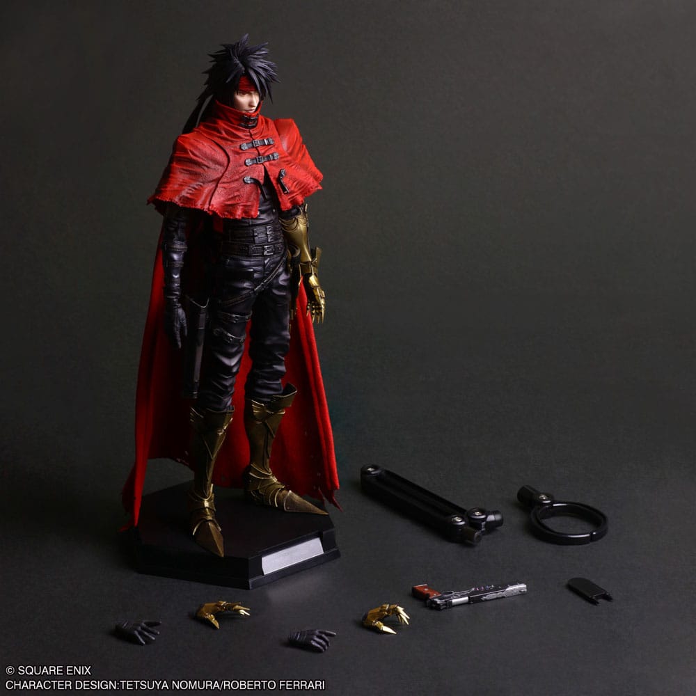 Final Fantasy VII Rebirth Play Arts Kai Action Figure Vincent Valentine 28 cm - MangaShop.ro