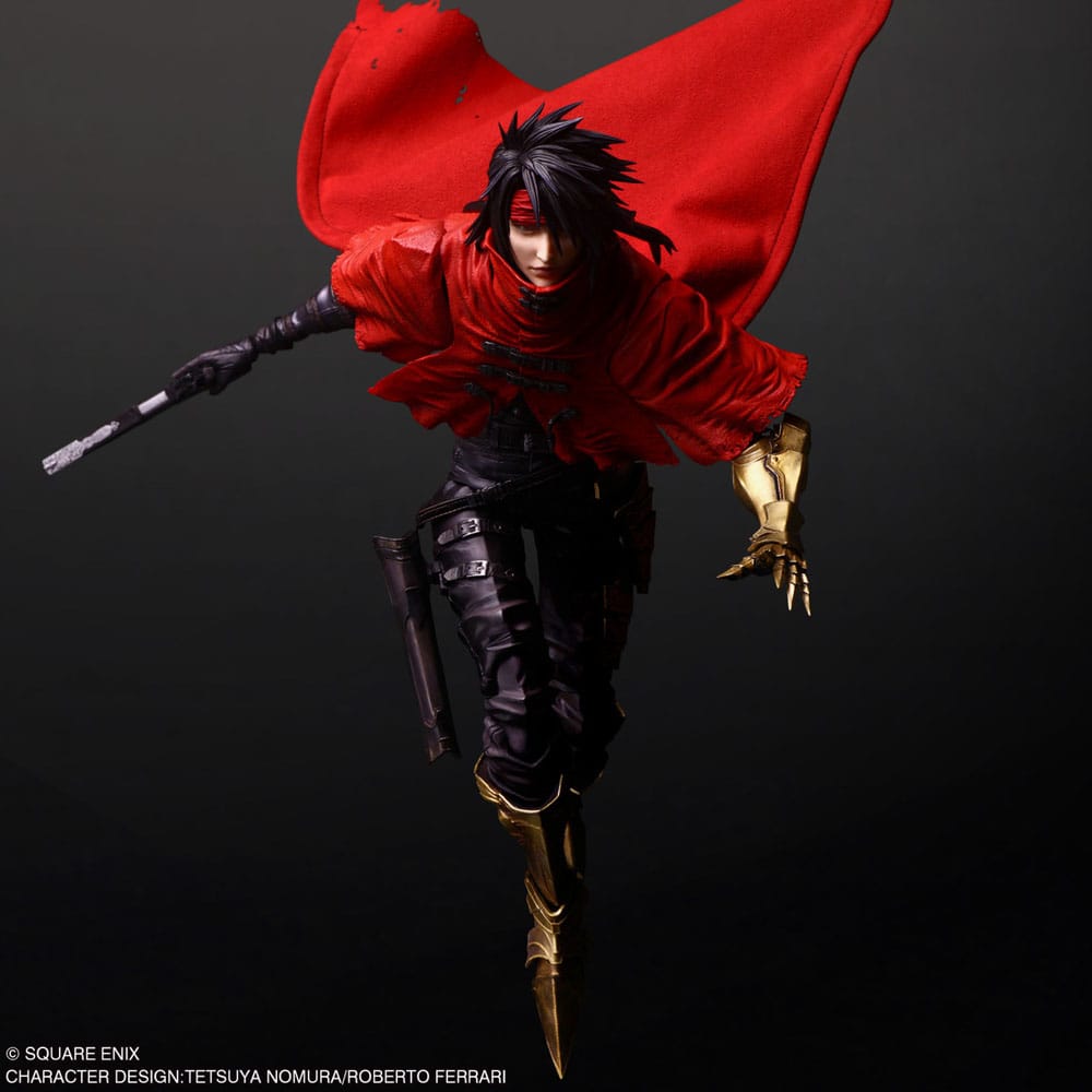 Final Fantasy VII Rebirth Play Arts Kai Action Figure Vincent Valentine 28 cm - MangaShop.ro