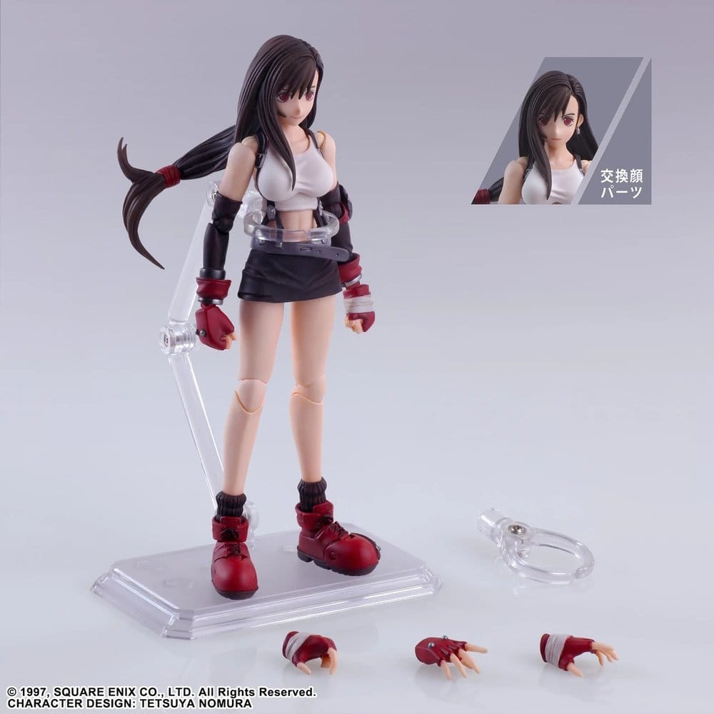 Final Fantasy VII Bring Arts Action Figure Tifa Lockhart Digital Plus Edition 14 cm - MangaShop.ro
