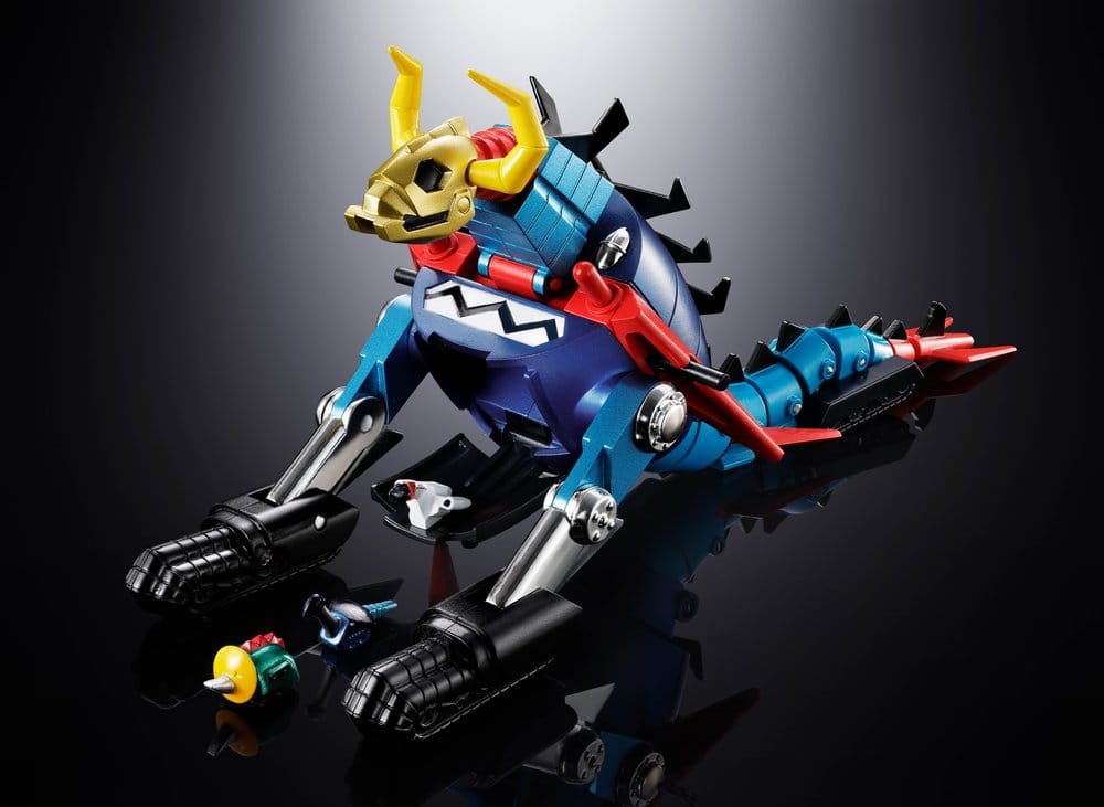 Dino Mech Gaiking Chogokin Action Figure Daikumaryu & Gaiking 20 cm - MangaShop.ro