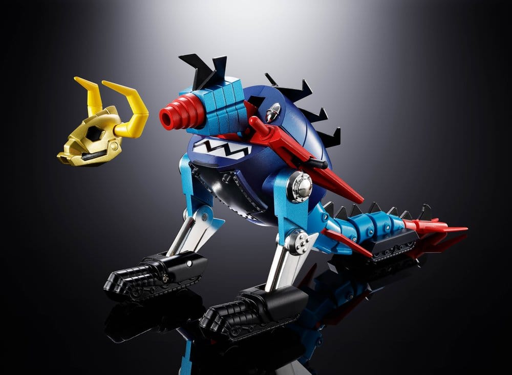 Dino Mech Gaiking Chogokin Action Figure Daikumaryu & Gaiking 20 cm - MangaShop.ro